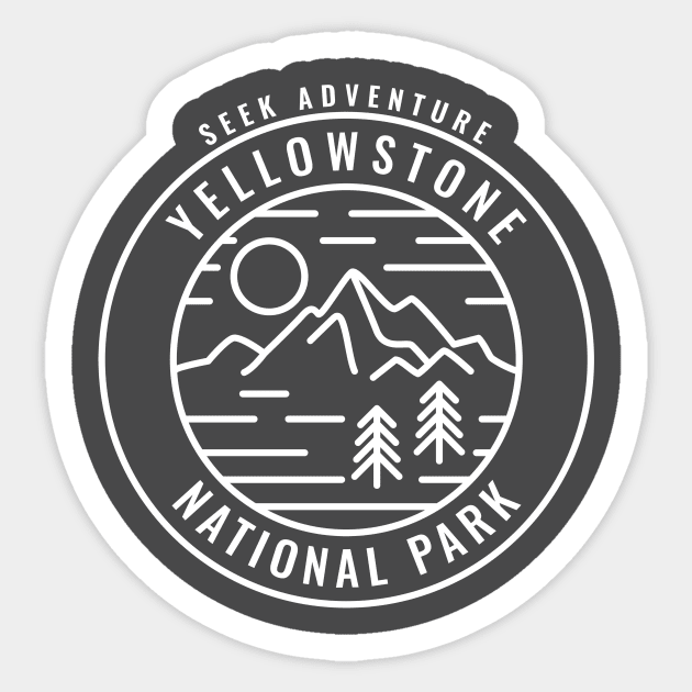 Yellowstone National Park Sticker by roamfree